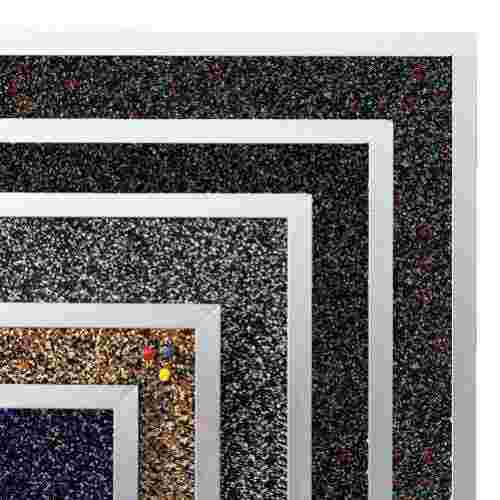 Best-Rite Rubber Tak Bulletin Board with Aluminum Trim