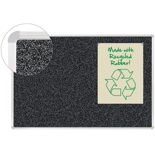 Best-Rite Rubber Tak Bulletin Board with Euro Trim