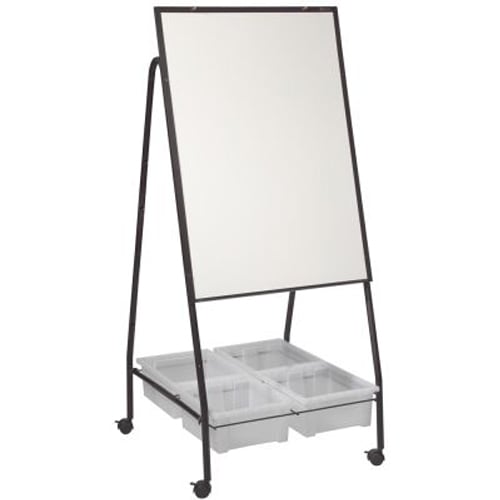 Best-Rite Storage Wheasel Mobile Easel - Magnetic Porcelain Surface