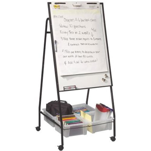 Best-Rite Storage Wheasel Mobile Easel - Magnetic Porcelain Surface