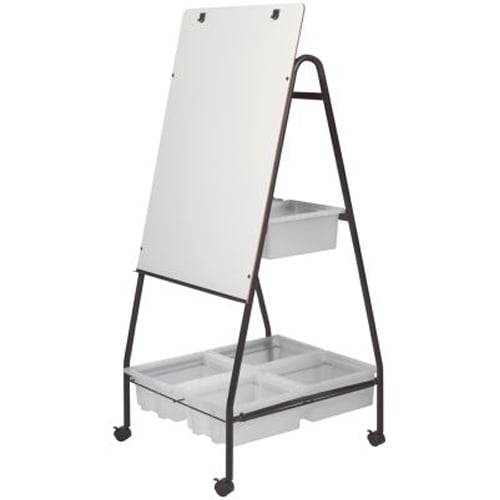 Best-Rite Storage Wheasel Mobile Easel - Unframed Melamine Surface