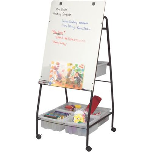 Best-Rite Storage Wheasel Mobile Easel - Unframed Melamine Surface