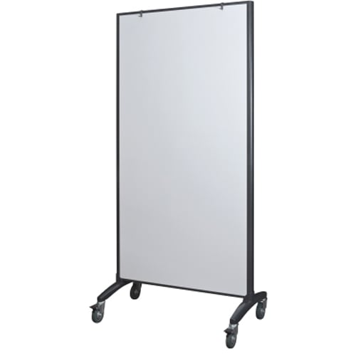 Best-Rite Trek Whiteboard  Mobile Room Divider with Flipchart Hooks