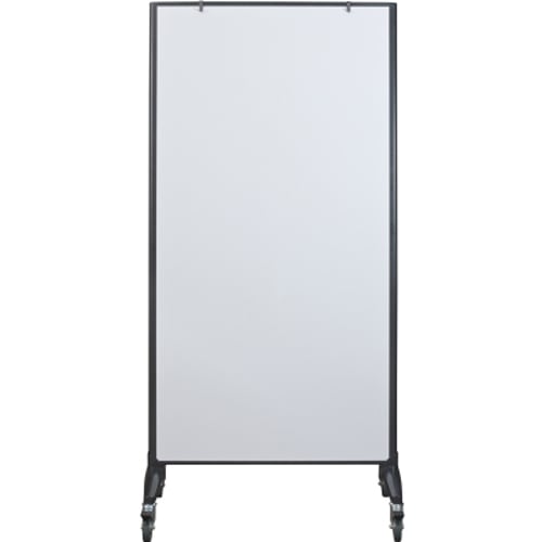 Best-Rite Trek Whiteboard  Mobile Room Divider with Flipchart Hooks