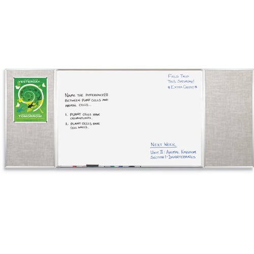 Best-Rite Type F Combo-Rite Porcelain Whiteboard and Tackboard