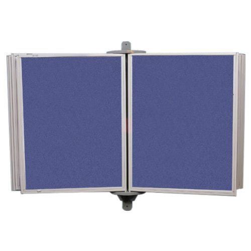 Best-Rite White Matboard Full View Swinging Display Panels - 10 Panel