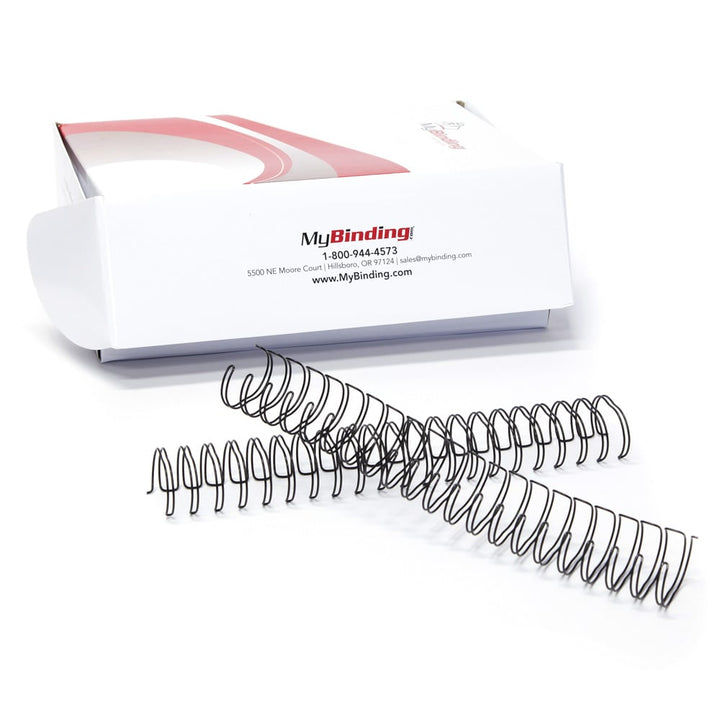 Black 1-1/2" 2:1 Pitch twin Loop Wire - 80pk