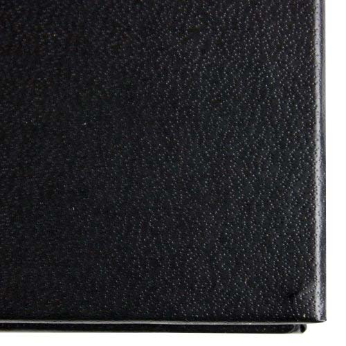 Black 1/2" Thermal Binding Hard Covers – Kivar – 100/Pack