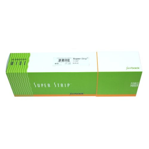Black 11" Wide Powis Parker Fastback Super Strips (300/Case) - 56WFBBLACK