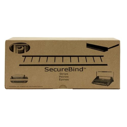 Black 2" x 11" Velobind Compatible Hot Knife Binding Strips