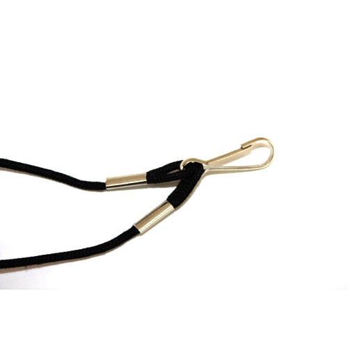 Black 28" Round Cord Lanyard - 1/16" - 100pk