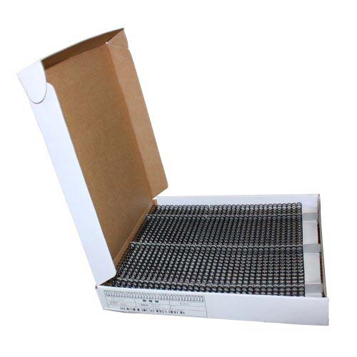 Black 5/16" 3:1 Pitch Twin Loop Wire - 100pk