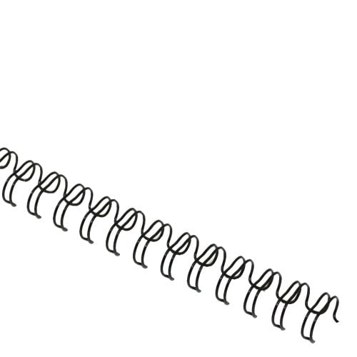 Black 5/16" 3:1 Pitch Twin Loop Wire - 100pk