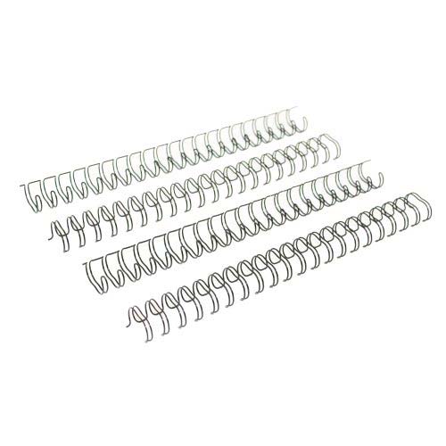 Black 5/8" 2:1 Pitch Twin Loop Wire - 50pk