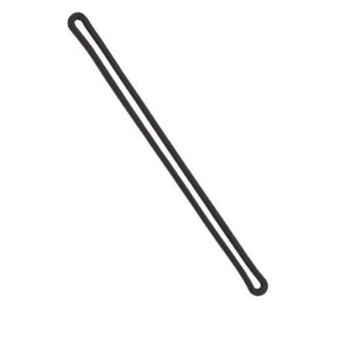 Black 6" Plastic Luggage Loops - 100pk