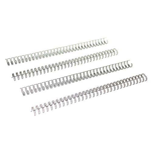 Black 7/16" 3:1 Pitch Twin Loop Wire - 100pk