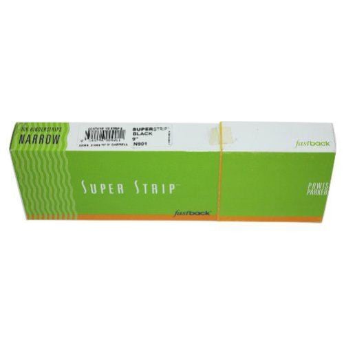 Black 9" Narrow Powis Parker Fastback Super Strips - N901