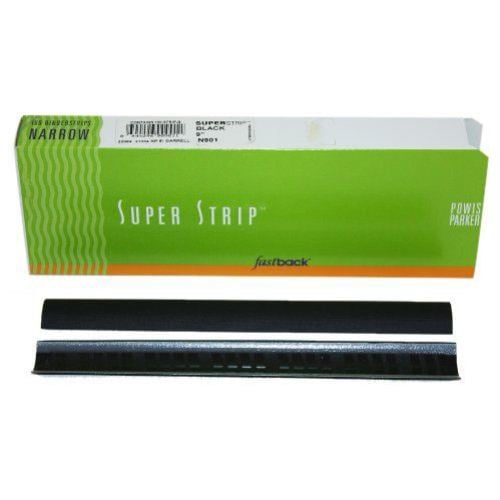 Black 9" Narrow Powis Parker Fastback Super Strips - N901