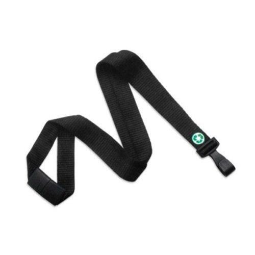 Black Break-Away 5/8" Bamboo Lanyard - 100pk