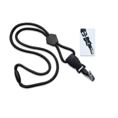 Black Diamond Slider Optibraid Lanyard with Bulldog Clip - 100pk
