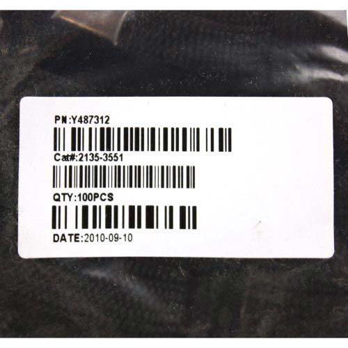 Black Flat Braid Lanyard with Bulldog Clip - 100pk