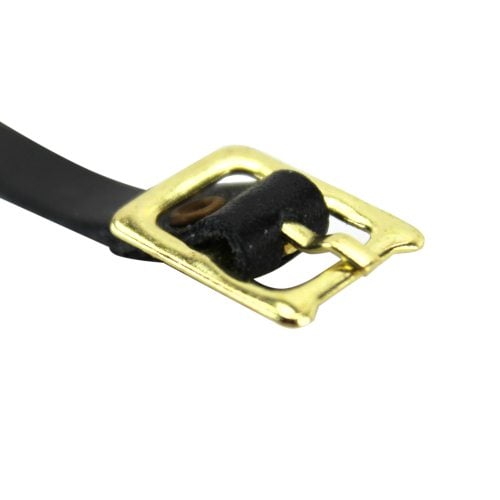 Black Genuine Leather Luggage Straps - 25pk