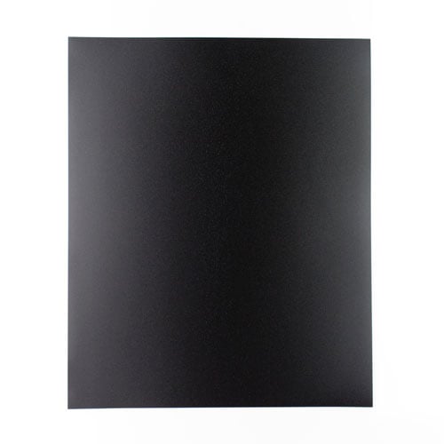 16mil Black Leather Grain Poly Covers
