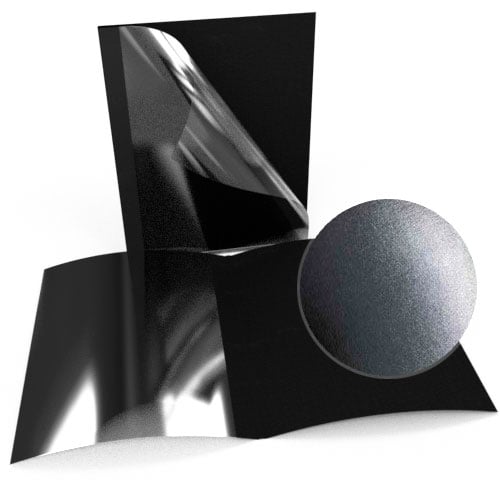1-1/2" Black Leatherette Regency Clear Front Thermal Covers - 100pk