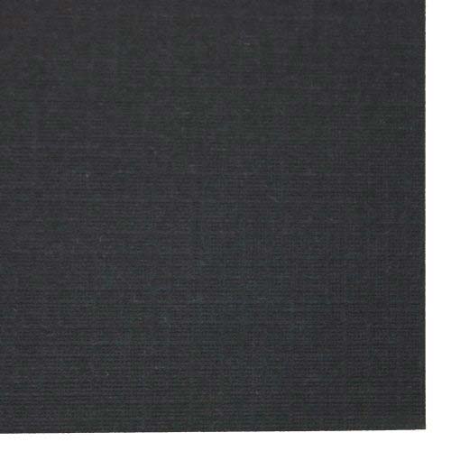 Black Linen Thermal Binding Utility Covers (Clear Gloss Front) - 100pk
