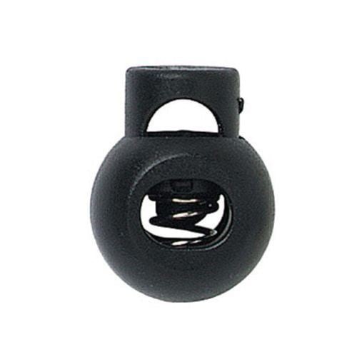 Black Neck Cord Lock with Slide Adjuster - 100pk