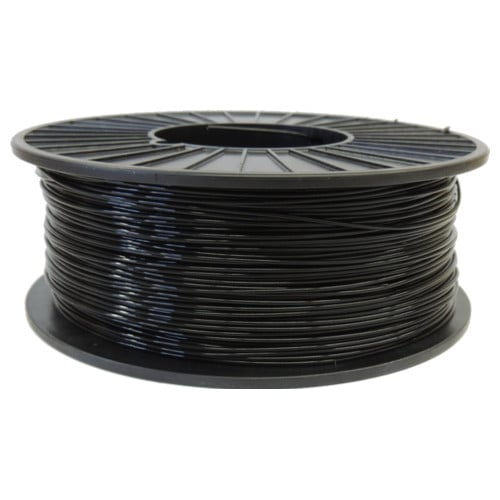 Black 1.75mm PLA Filament 2.5LB Spool
