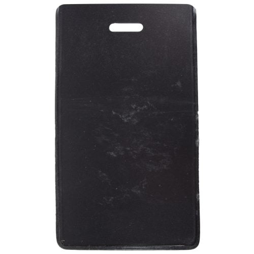 Black Semi-Rigid Vinyl Luggage Tag Holders - 100pk