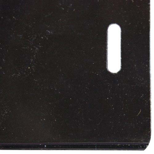 Black Semi-Rigid Vinyl Luggage Tag Holders - 100pk