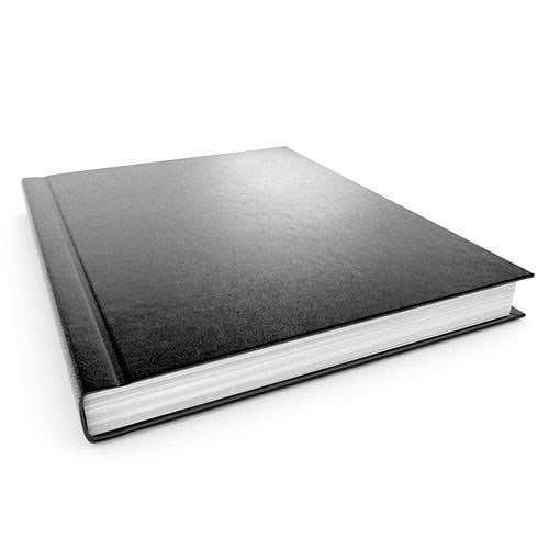 11" x 8.5" Black Velobind Hard Cover Cases - 40pk