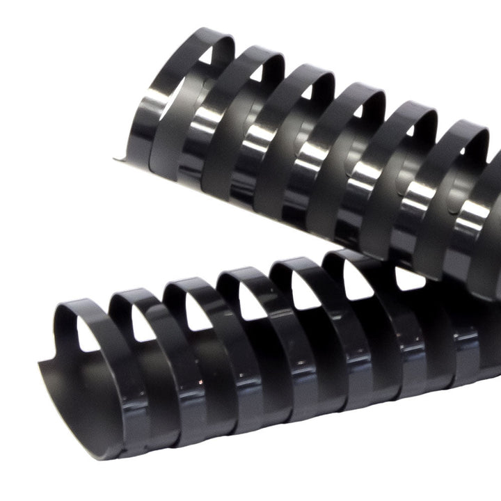 1-3/4" Black Plastic Binding Combs - 50pk