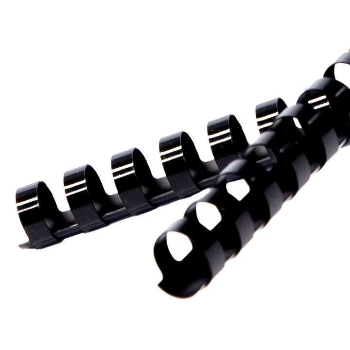 5/8" Black Plastic Binding Combs - 100pk