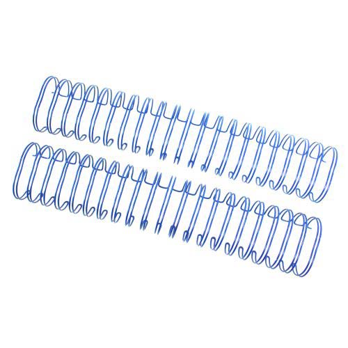 Blue 1-1/4" 2:1 Pitch Twin Loop Wire - 100pk