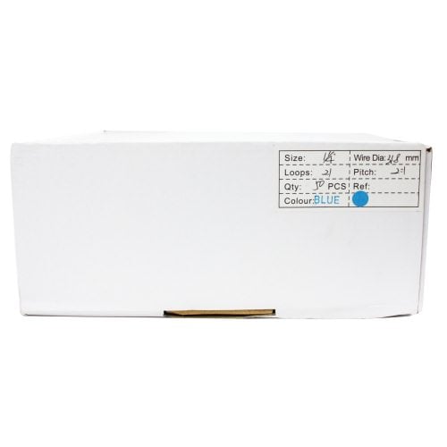 Blue 1-1/8" 2:1 Pitch Twin Loop Wire - 100pk