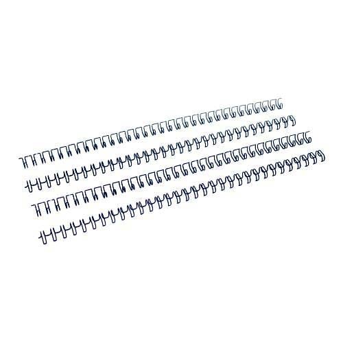 Blue 3/16" 3:1 Pitch Twin Loop Wire - 100pk