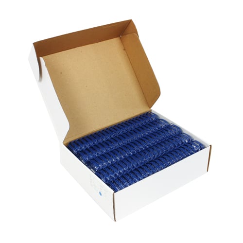 Blue 1" 2:1 Pitch Twin Loop Wire - 50pk