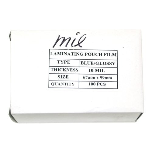 Blue 10mil Military Laminating Pouches - 100pk