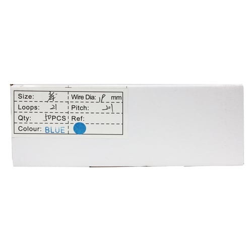 Blue 3/4" 2:1 Pitch Twin Loop Wire - 50pk