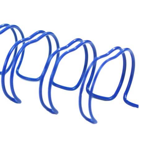 Blue 5/8" 2:1 Pitch Twin Loop Wire - 50pk
