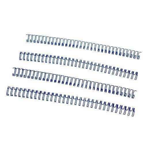 Blue 7/16" 3:1 Pitch Twin Loop Wire - 100pk