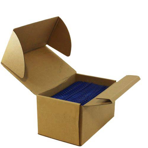 Blue 7/8" 2:1 Pitch Twin Loop Wire - 50pk