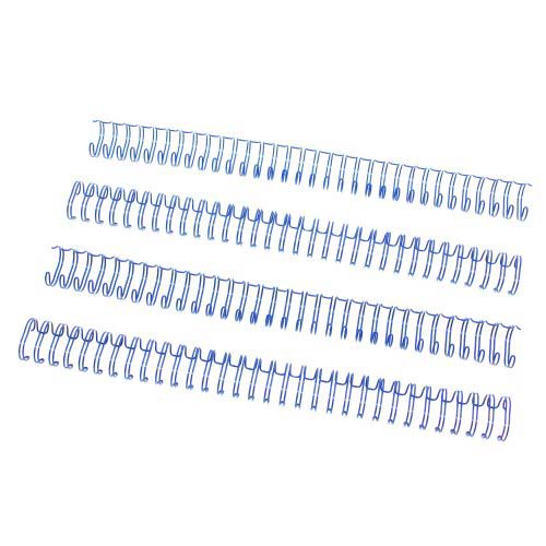 Blue 9/16" 3:1 Pitch Twin Loop Wire - 100pk