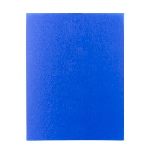 16mil Blue Leather Grain Poly Covers