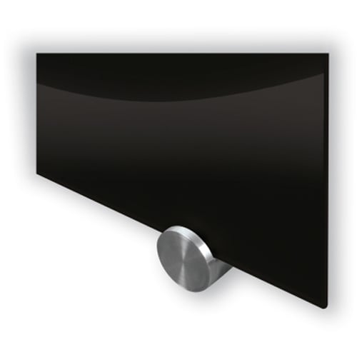 Balt Visionary Black Magnetic Glass Whiteboard