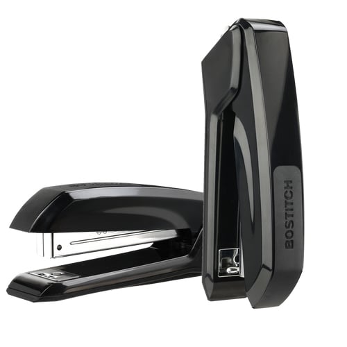 Stanley Bostitch Ascend Black Desktop Stapler w/ Built-In Staple Remover and Storage - BOSB210
