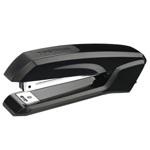 Stanley Bostitch Ascend Black Desktop Stapler w/ Built-In Staple Remover and Storage - BOSB210